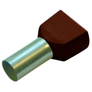 Pakket a 100st. Twin-adereindhulzen voor twee leidingen