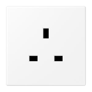 Wandcontactdoos British Standard 13A LS matwit