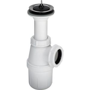 Bekersifon 1 1/4x1 1/4 kunststof/wit 57262-108014