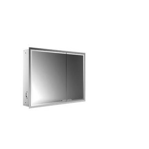 Led-spiegelkast Prestige2 inbouw 2 deuren (brede deur links) zonder Emco light system 915mm excl. montageframe