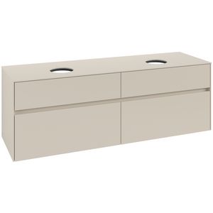 Wastafelonderkast Collaro 1600x548x500mm Cashmere Grey C05200VN