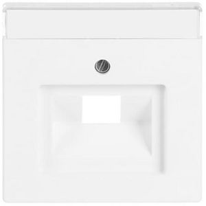 Centraalplaat voor datadoos 1 x RJ45 f-matwit