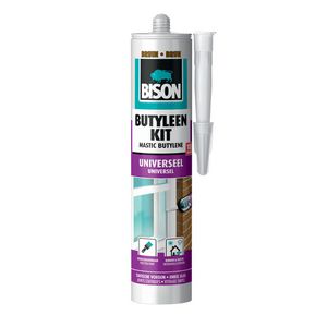 Butyleenkit koker 300ml bruin VVE=12