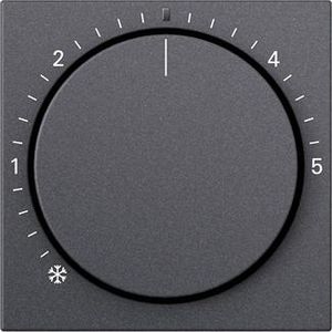 Afdekking ruimtetemperatuurregelaar ctrl.l. System 55 antraciet