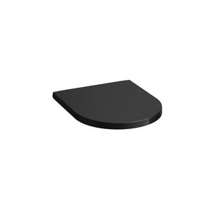Kartell closetzitting met deksel Glossy black softclose quick release