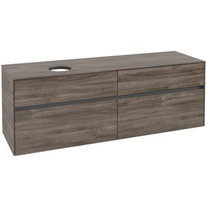 Wastafelonderkast Collaro 1600x548x500mm Stone Oak C05000RK