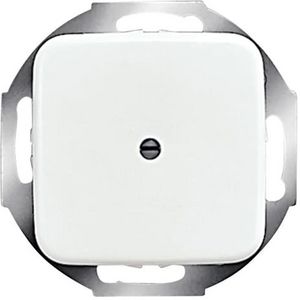 Centraalplaat inb draag zwakstr boring 9mm R-alpinwit (2527-214)