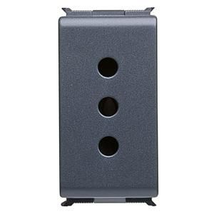 ITALIAANSE STANDAARD WANDCONTACTDOOS 250 Vac-2P+A 10 VVE=24