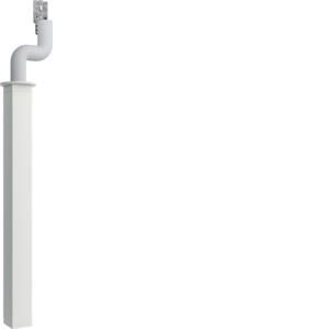 Flexzuil enkel gallery 45mm DAF slang 2m l=2m verkeerswit