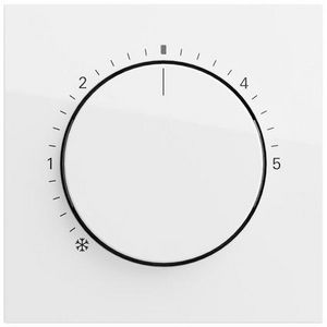 Afdekking ruimtetemperatuurregelaar ctrl.l. System 70 zuiver wit