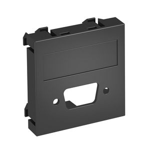 Draagplaat VGA/D-Sub9 z. connectoraansluiting 45x45mm Polyca