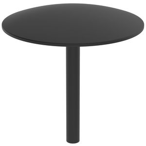 Round afvoerafdekking bad silk black