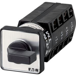 Omschakelaar 8 cont. 10A frontplaat:1-0-2 60gr. vast inbouw