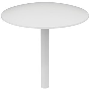 Round afvoerafdekking bad silk white