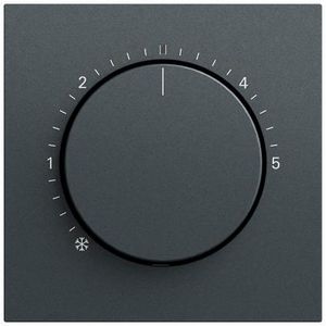 Afdekking ruimtetemperatuurregelaar ctrl.l. System 70 antracit(gel.)