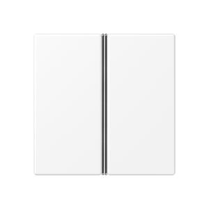 Tastafdekking F40 A/AS 2-voudig matwit KNX/eNet
