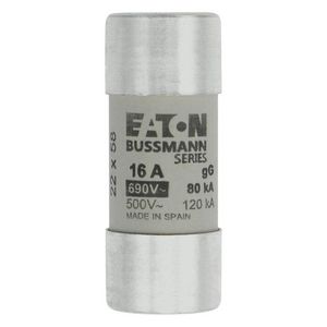 Zekering laagspanning 16A AC 690V 22x58mm gL/gG IEC VVE=10