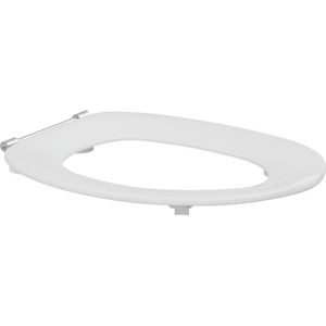 Closetzitting enkel zonder deksel COLANI wit doorlopende pen boutlengte 85mm D92