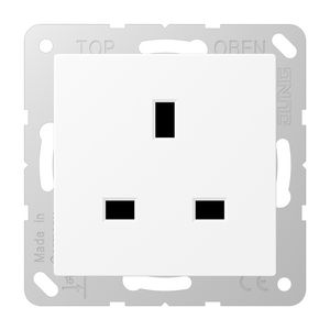 Wandcontactdoos British Standard 13A A500 matwit