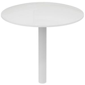 Round afvoerafdekking bad glanzend wit