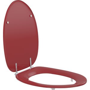 Closetzitting R37035 DANIA rood doorlopende pen boutlengte 85mm D92
