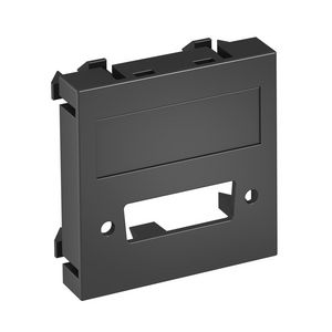 Draagplaat DVI z. connectoraansluiting 45x45mm Polycarbonaat