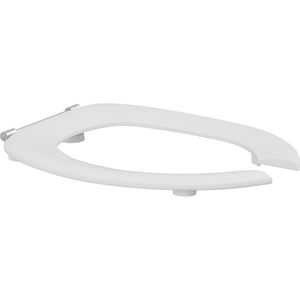 Closetzitting enkel zonder deksel DANIA noncontact wit doorlopende pen boutlengte 85mm D92