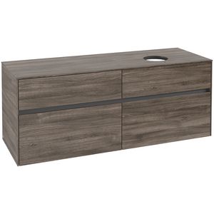 Wastafelonderkast Collaro 1400x548x500mm Stone Oak C04700RK