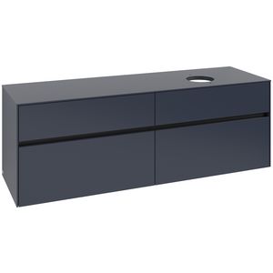 Wastafelonderkast Collaro 1600x548x500mm Marine Blue C051B0VQ