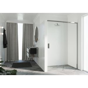 Schuifdeur OPE2PH RE 1200-1230x2000mm chroom helder