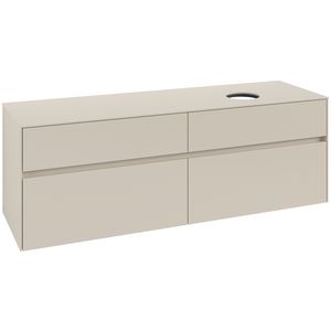 Wastafelonderkast Collaro 1600x548x500mm Cashmere Grey C051B0VN