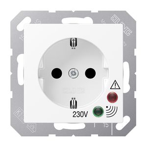 Wandcontactdoos alpin wit m.oversp.bev&schr.kl A(S)500