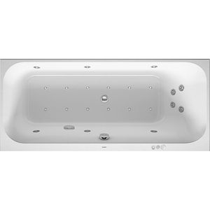 Whirlbad Happy D.2 1600x700mm wit inbouw Combi systeem P