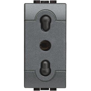 Wandcontactdoos 2P + A Italie Living-1 module