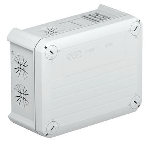 Kabeldoos wieland 1w3p+1z3p 150x116x67 polypr. li.grijs
