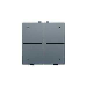 4-voudig drukknop leds/comfortsens. HomeControl bleu grey