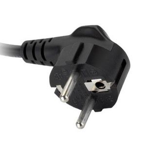 Europese stroom kabel C5 zwart 1.8mtr.
