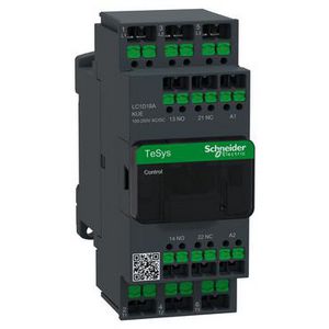Contactor TeSys Deca 18A 440V 3P AC3 100-250V AC/DC snap-in