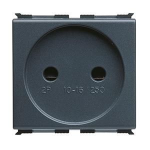FRANSE STANDAARD WANDCONTACTDOOS 250 Vac-2P 16 A-2 MODULE-PL