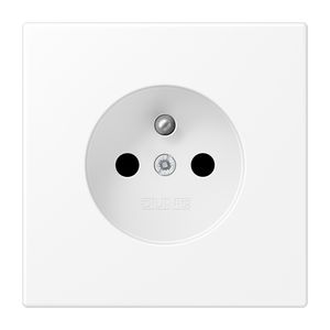 Wandcontactdoos Frans/Belgische uitvoering matwit