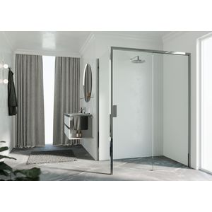 Opera 2P schuifdeur 1170-1210x2000mm chroom helder LI