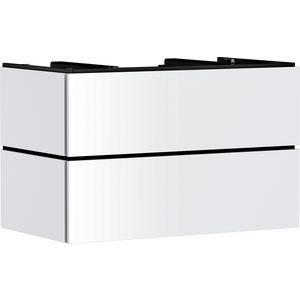 Badmeubel Xilesa E 980/550 2 lades PushOpen waskom/gesl. mat wit