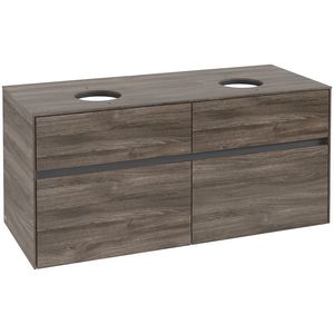 Wastafelonderkast Collaro 1200x548x500mm Stone Oak C04400RK