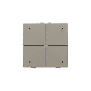 4-voudig drukknop leds/comfortsens. HomeControl bronze