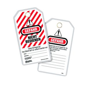 Pakket a 12st. Bord NIET BEDIENEN Duits