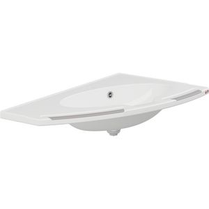 Wastafel met overloop links afgerond MATRIX ANGLE DEEP R2152112000