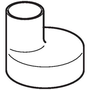 Polyethyleen (PE) verloopstuk excentrisch 160x140mm