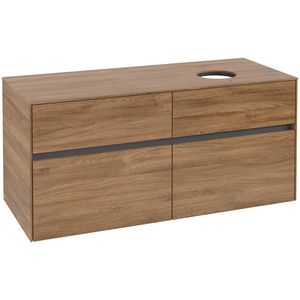 Wastafelonderkast Collaro 1200x548x500mm Oak Kansas C04300RH