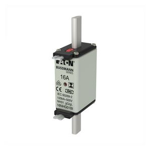 Zekering laagsp. 16A AC 500V NH01 gL/gG dubbele meld VVE=3