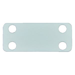 Zak a 100st. Labelplaatje 45,3x19,1x0,4mm